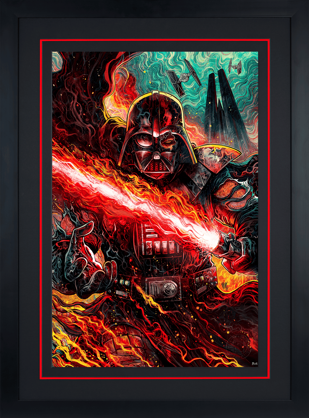 Darth Vader: Dark Lord's Fury Star Wars (Art Print)