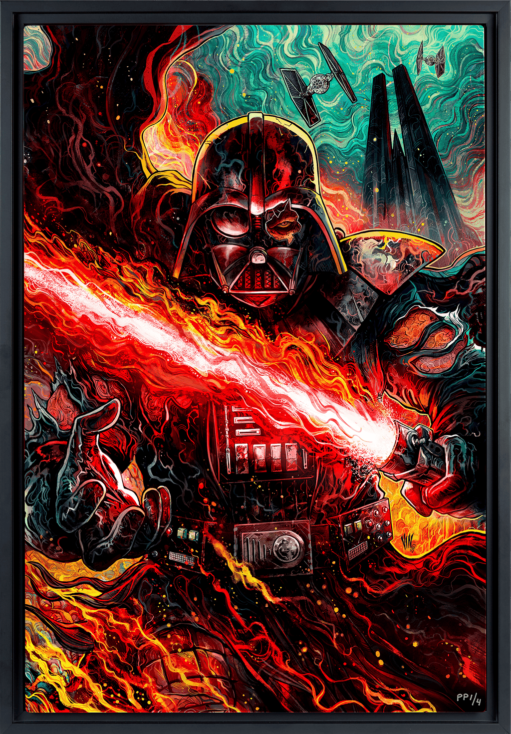 Darth Vader: Dark Lord's Fury Star Wars (Art Print)