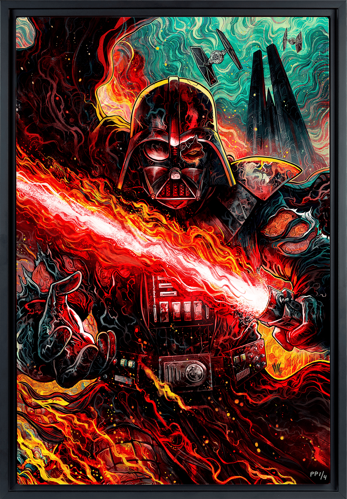 Darth Vader: Dark Lord's Fury Star Wars (Art Print)