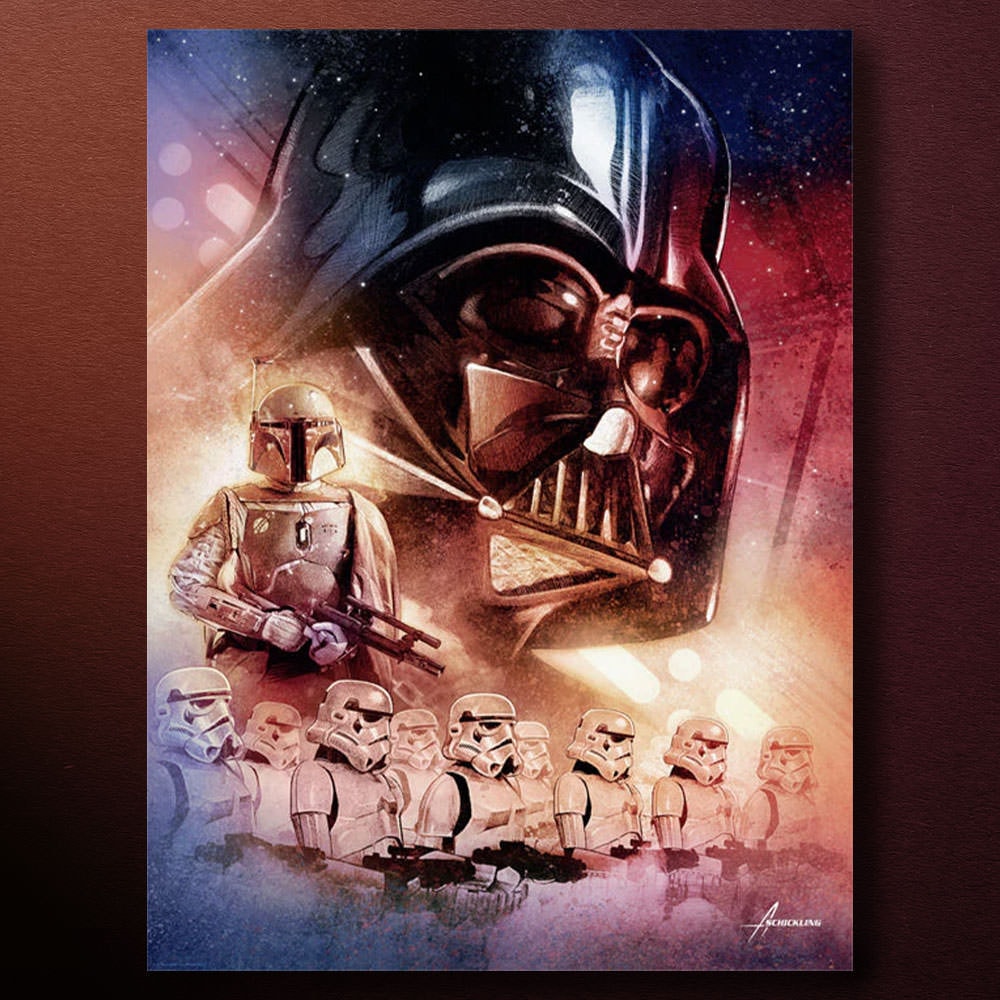 Darth Vader's Forces Star Wars (Art Print)