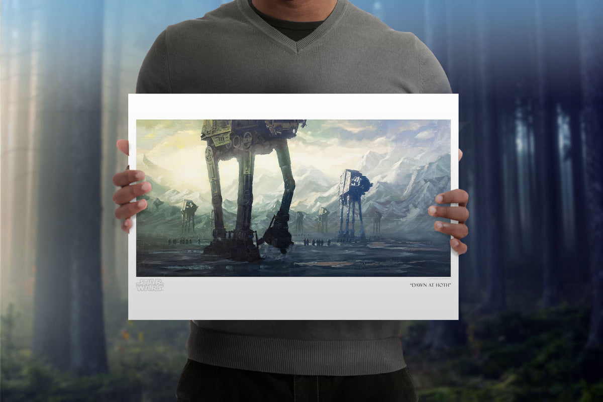Dawn at Hoth Star Wars (Art Print)