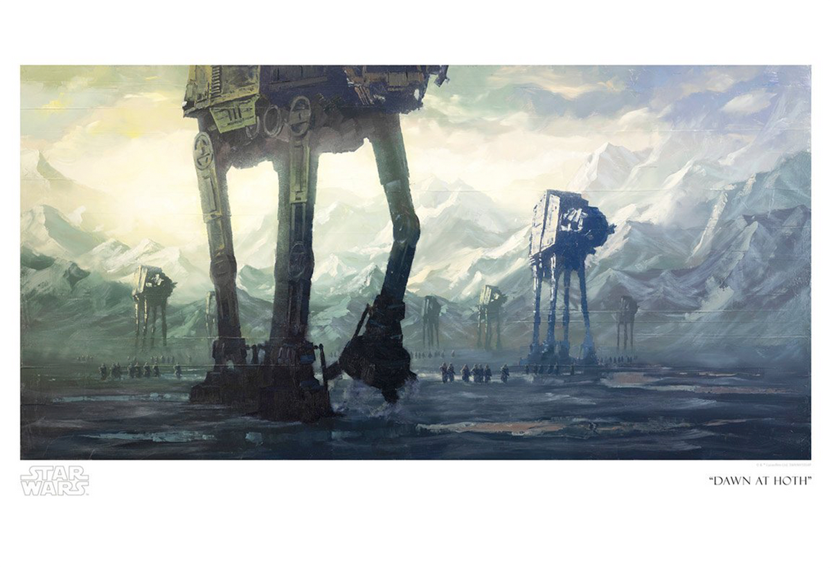 Dawn at Hoth Star Wars (Art Print)
