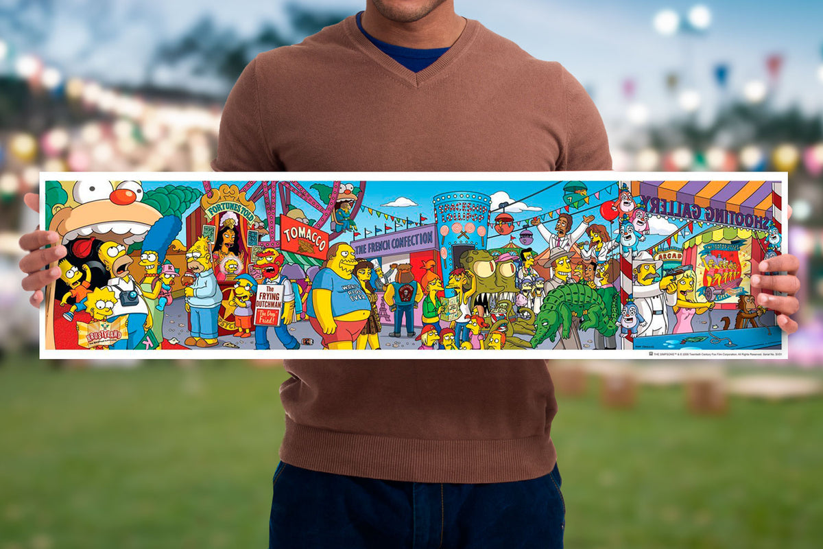 Day at Krustyland The Simpsons (Art Print)