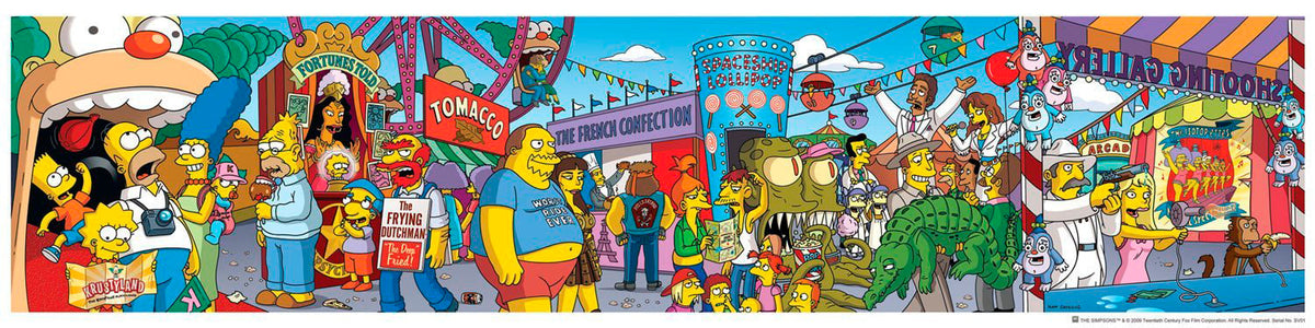 Day at Krustyland The Simpsons (Art Print)