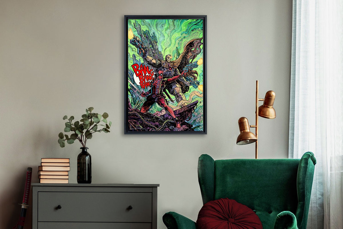 Deadpool & Cable Marvel Cable Deadpool (Art Print)