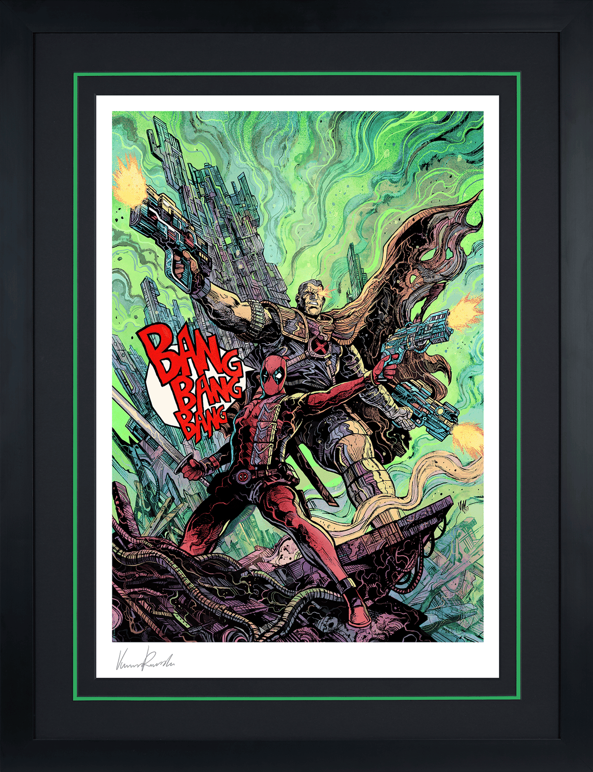 Deadpool & Cable Marvel Cable Deadpool (Art Print)