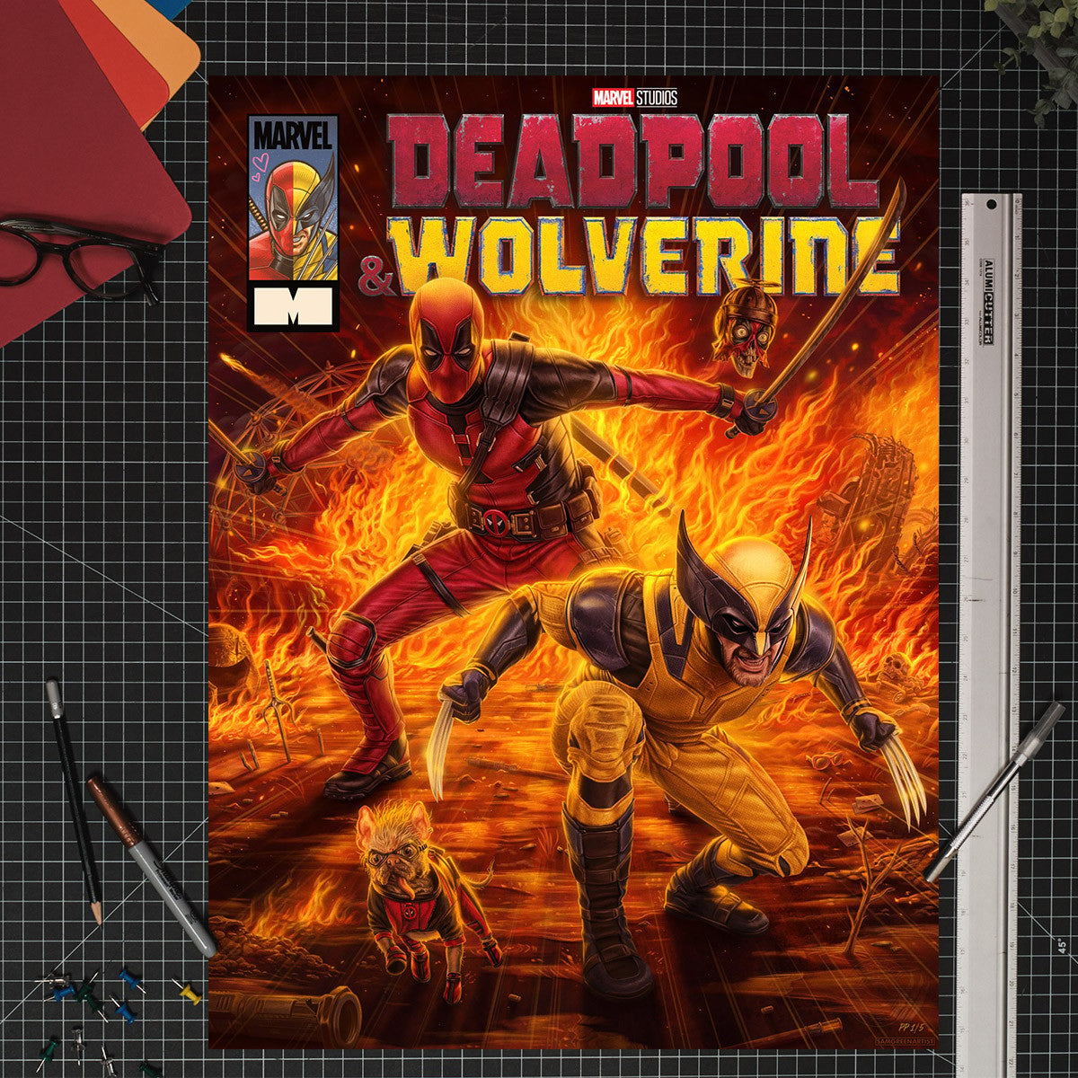 Deadpool & Wolverine Marvel (Movie Poster)