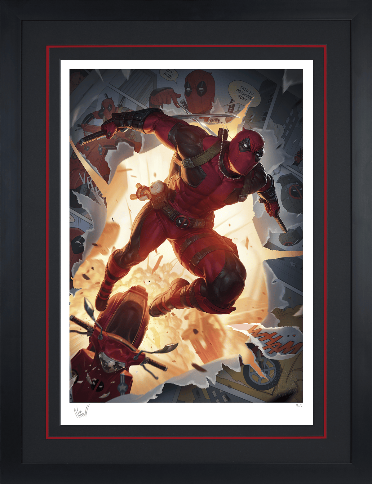 Deadpool Marvel (Art Print)