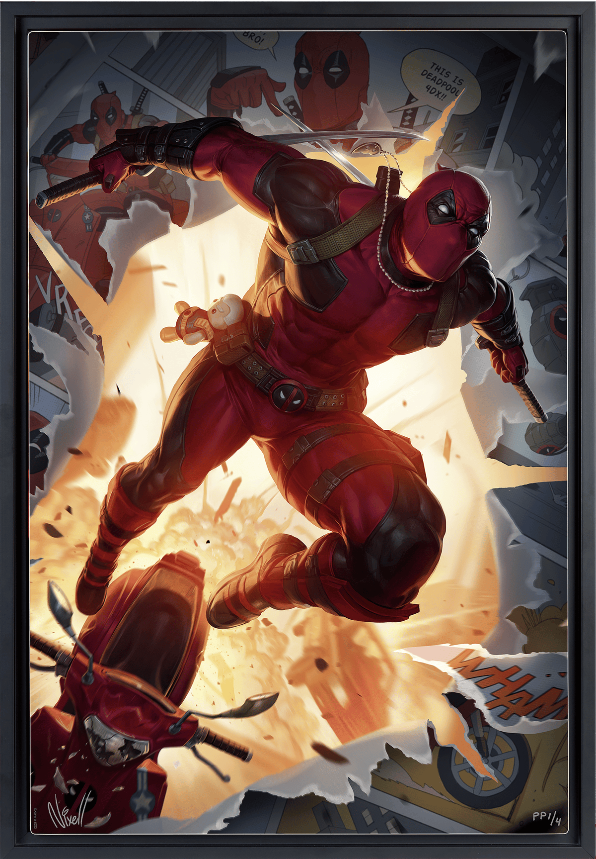 Deadpool Marvel (Art Print)