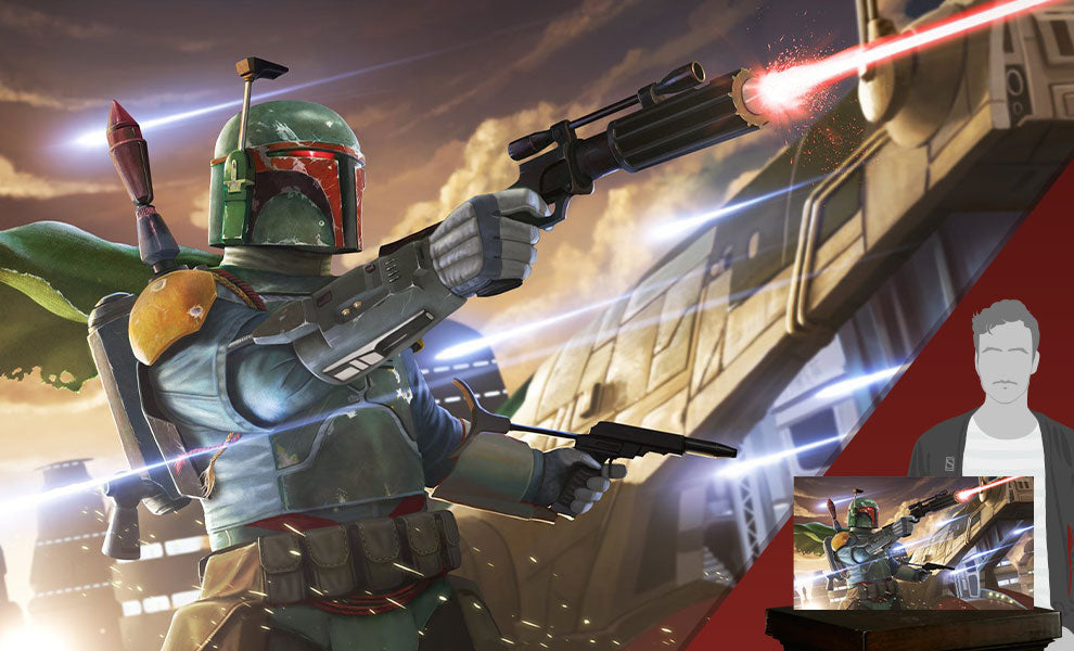 Deal Gone Bad Star Wars Boba Fett (Art Print)