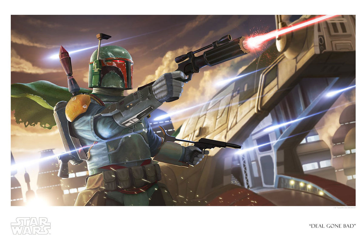 Deal Gone Bad Star Wars Boba Fett (Art Print)