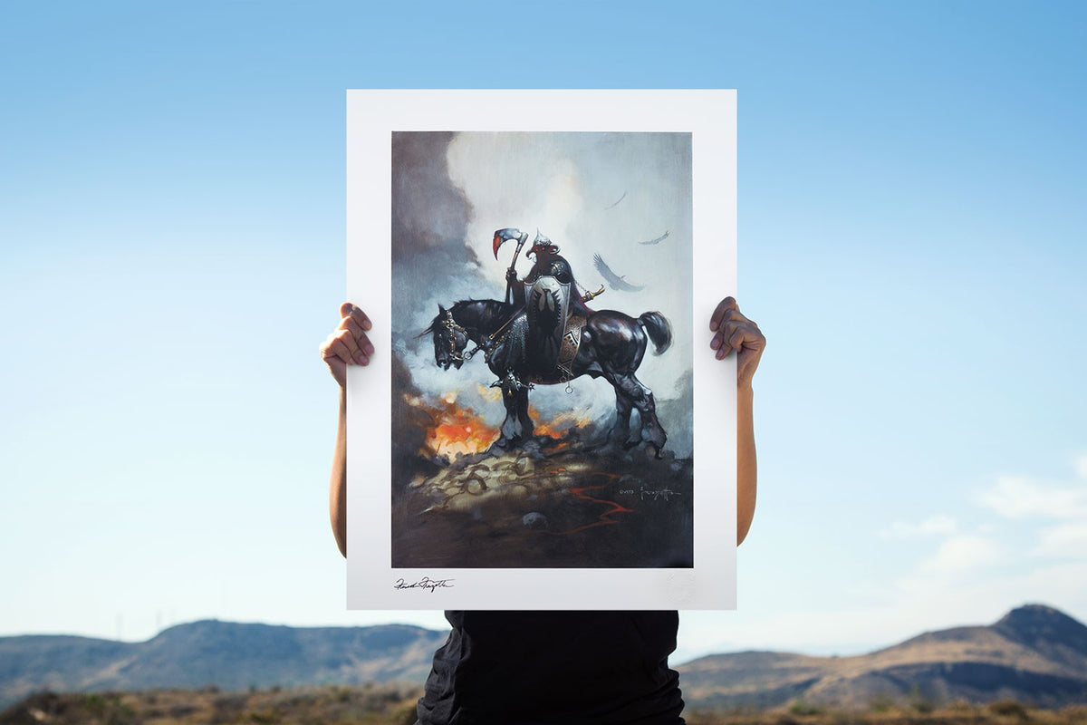Death Dealer I Frank Frazetta (Art Print)