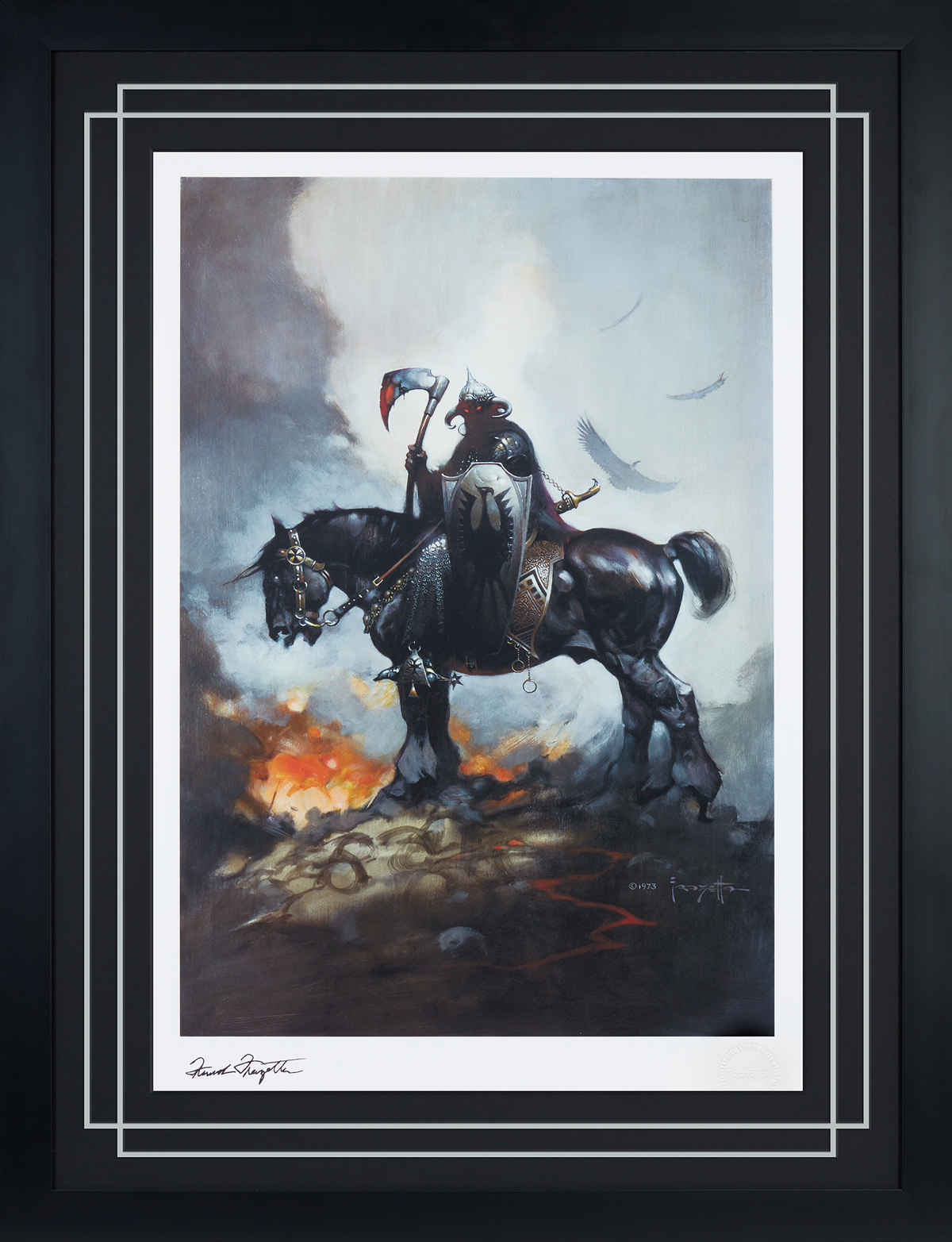 Death Dealer I Frank Frazetta (Art Print)