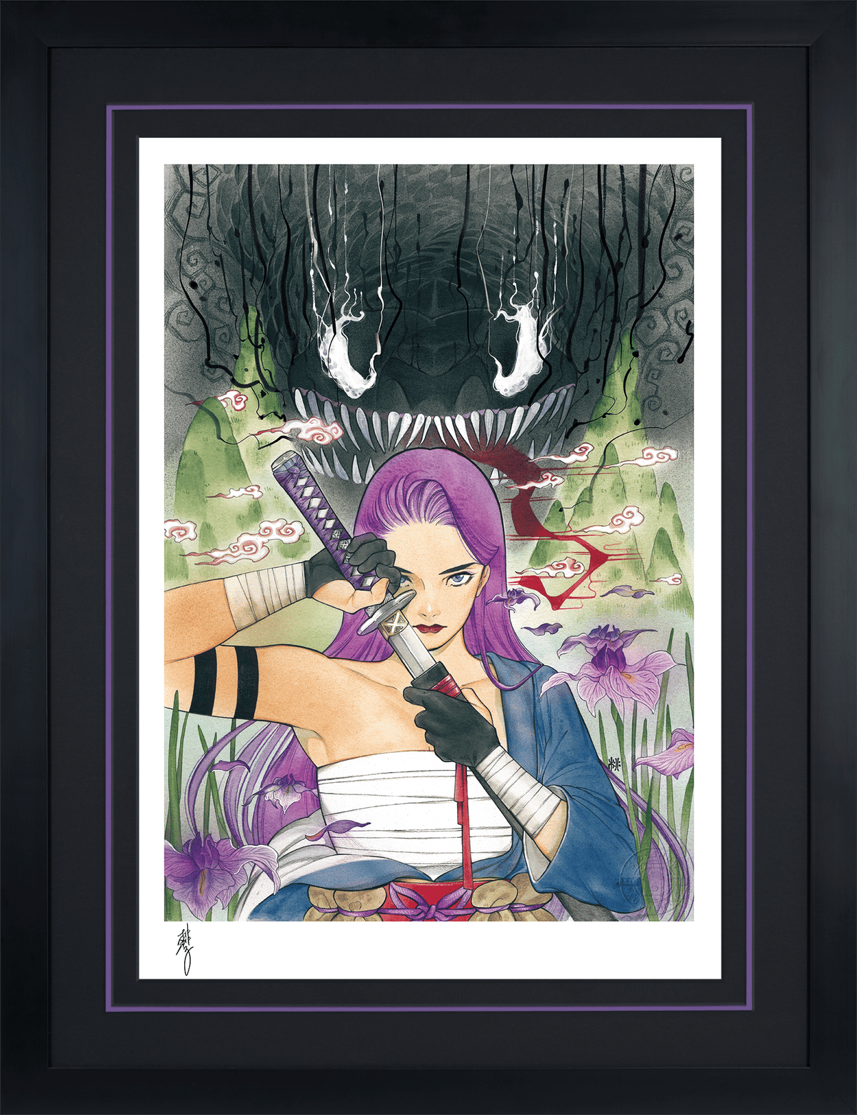 Demon Days: X-Men Psylocke Marvel (Art Print)