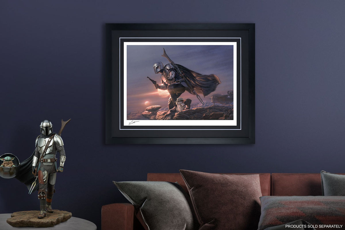 Din Djarin & Grogu: A Clan of Two Star Wars The Mandalorian Grogu (Art Print)