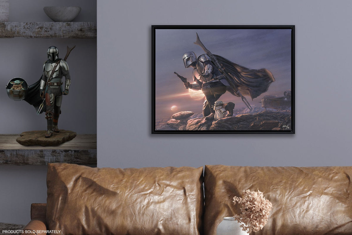Din Djarin & Grogu: A Clan of Two Star Wars The Mandalorian Grogu (Art Print)