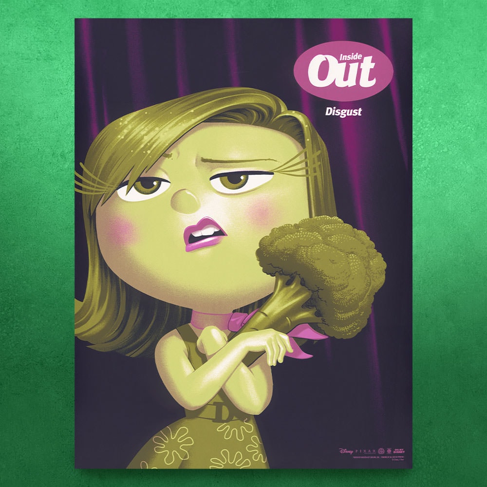 Disgust (Inside Out) Disney (Art Print)