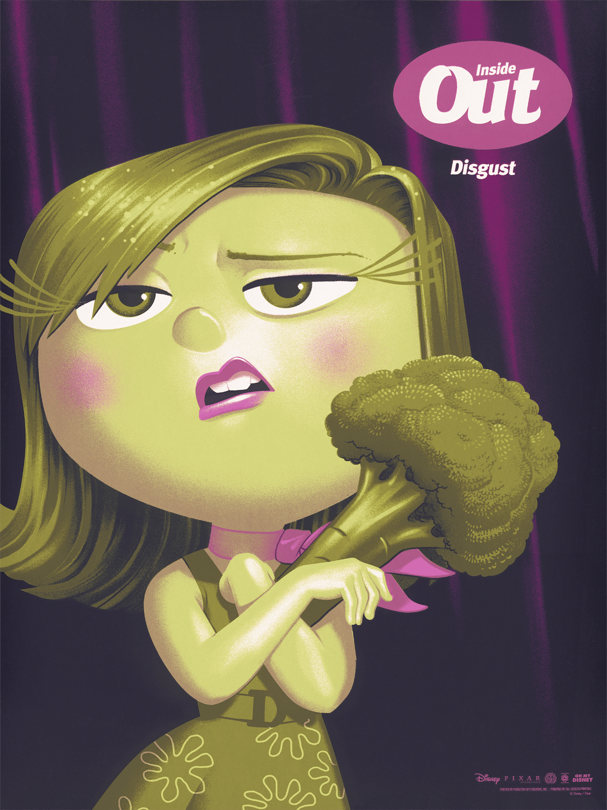 Disgust (Inside Out) Disney (Art Print)