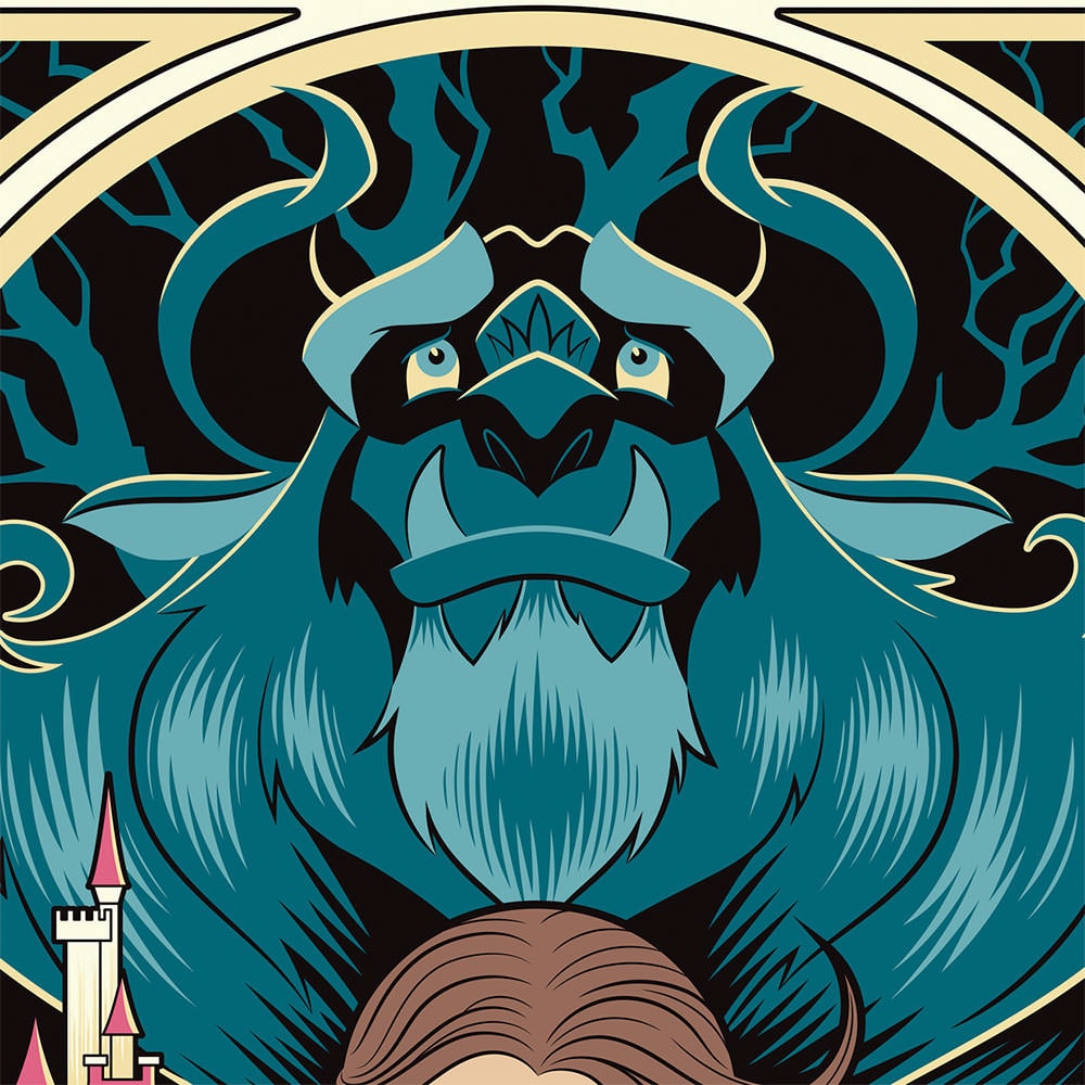 Beauty is Found Within Disney Belle (Art Print)