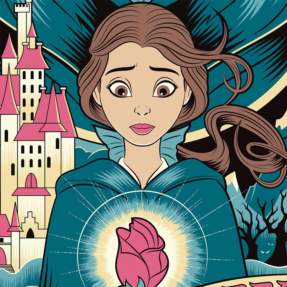 Beauty is Found Within Disney Belle (Art Print)