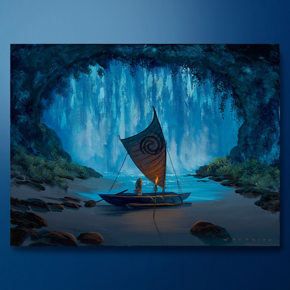 Contemplating the Journey Disney Moana (Art Print)