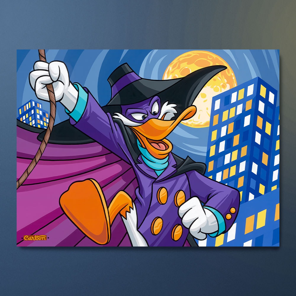 Darkwing on the Case Disney Darkwing Duck (Art Print)