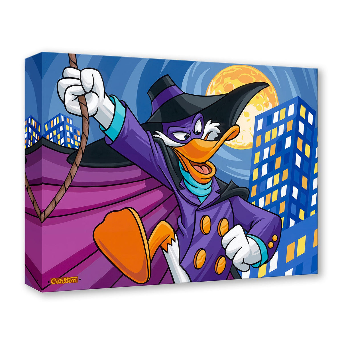 Darkwing on the Case Disney Darkwing Duck (Art Print)
