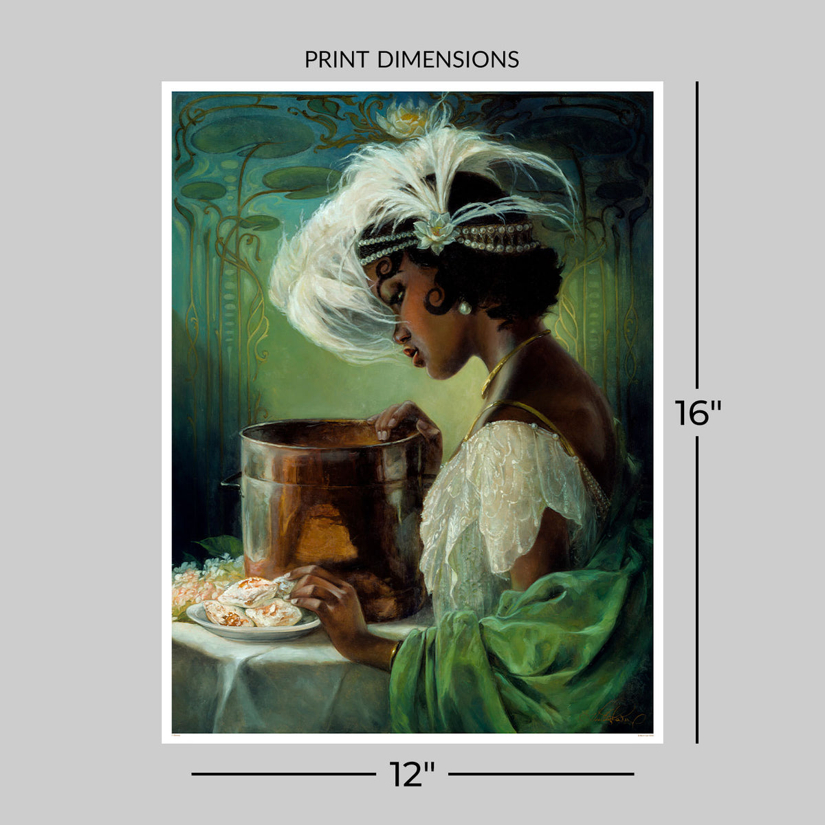 Dig a Little Deeper Disney Tiana (Art Print)