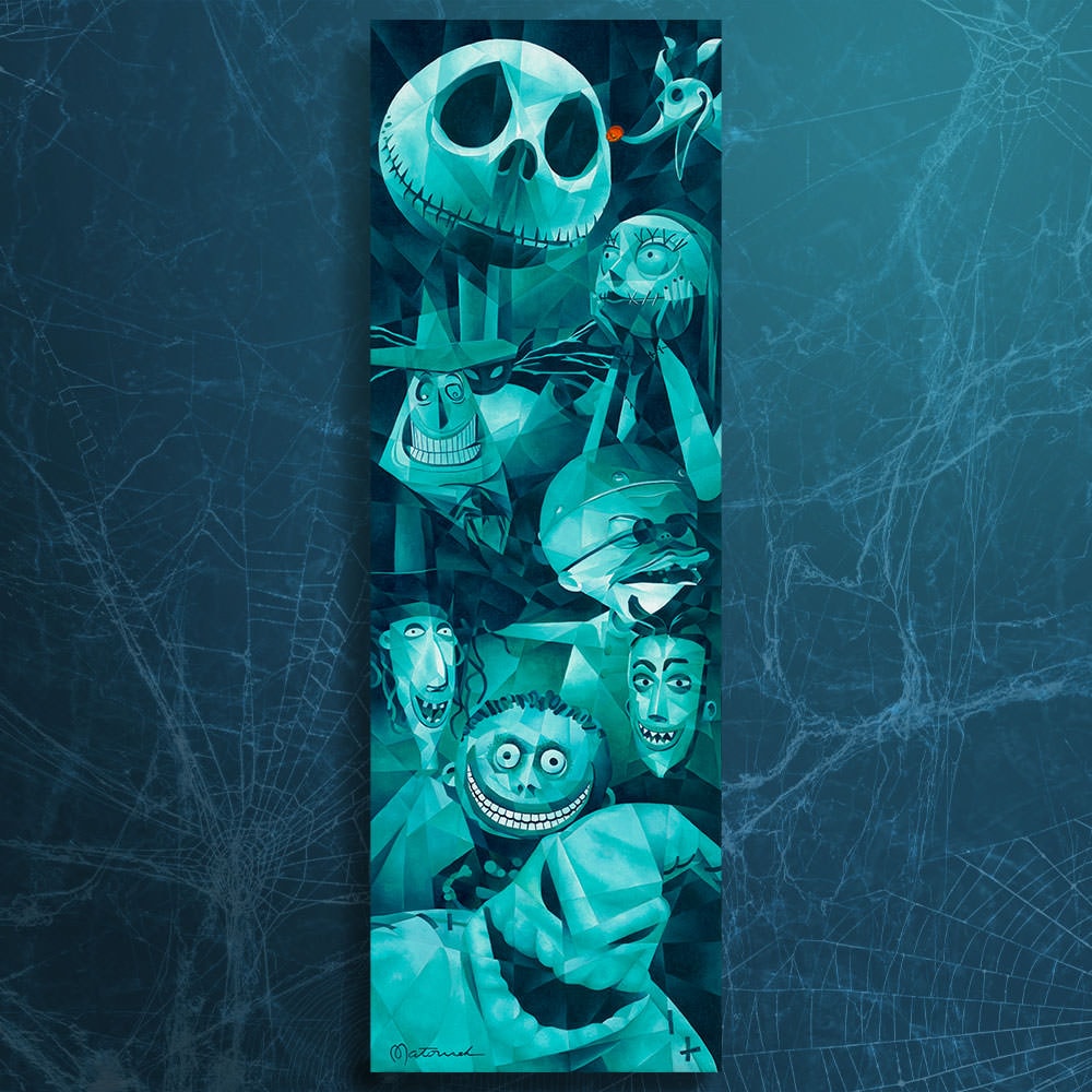 Faces of Halloween Town Disney (Art Print)