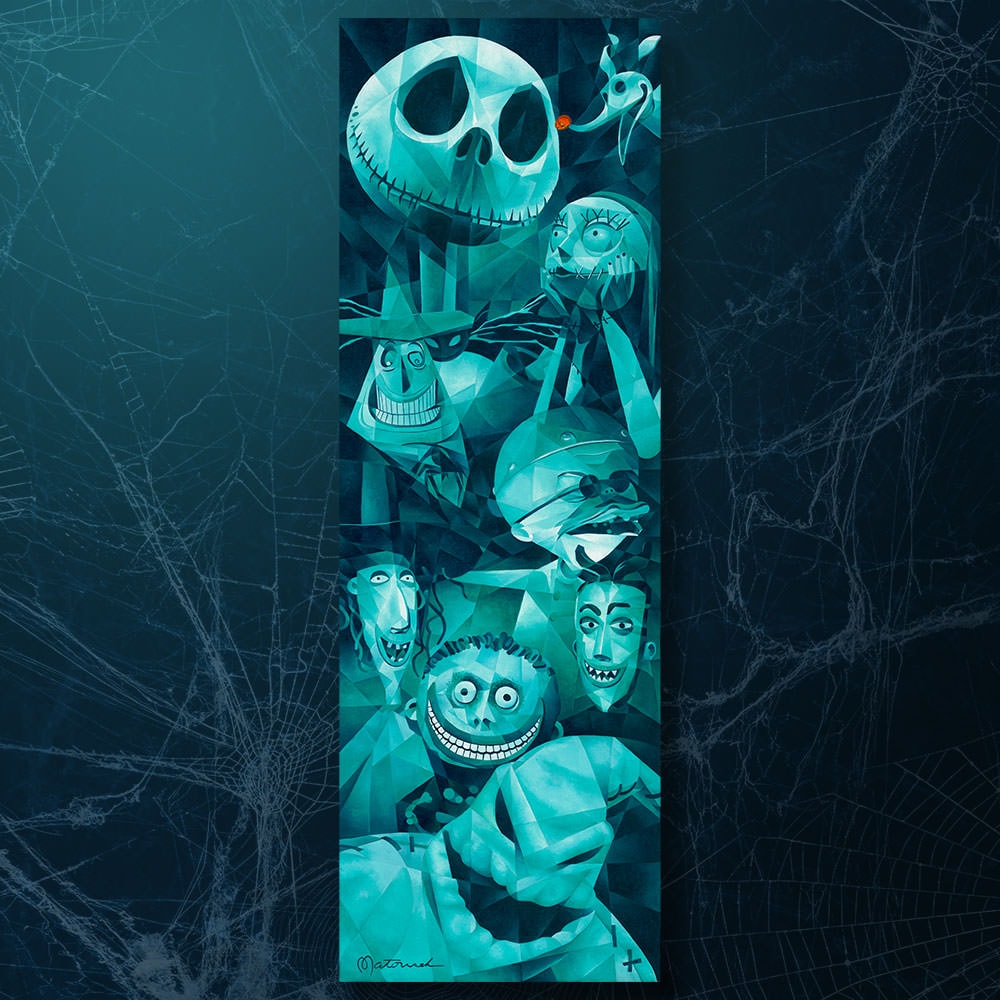 Faces of Halloween Town Disney (Art Print)
