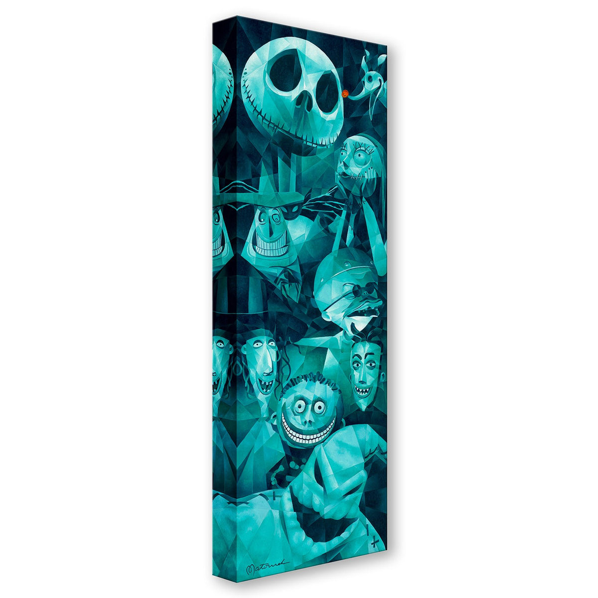Faces of Halloween Town Disney (Art Print)