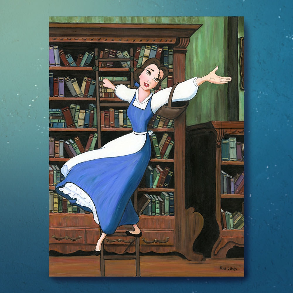 Far Off Places Disney Belle (Art Print)