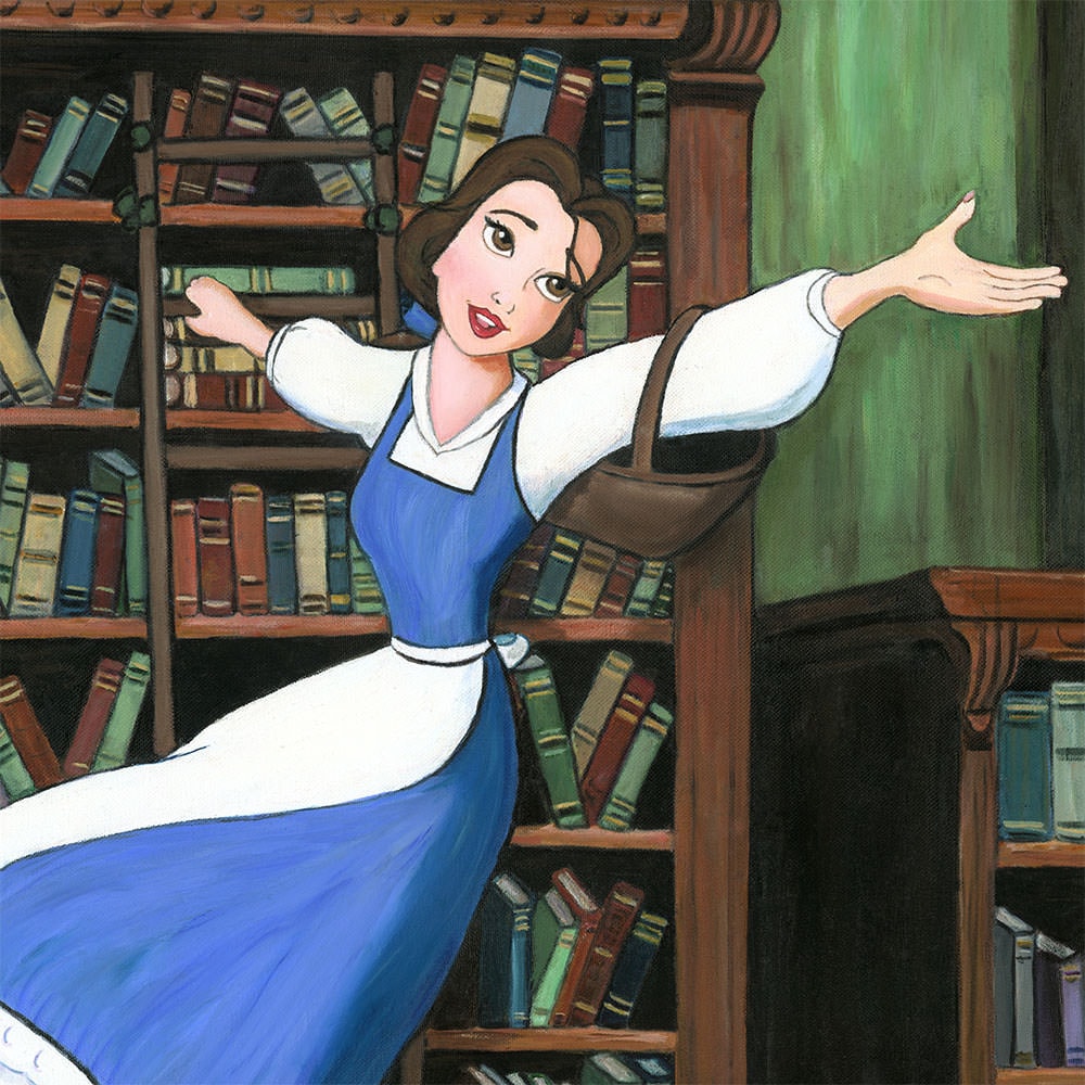 Far Off Places Disney Belle (Art Print)