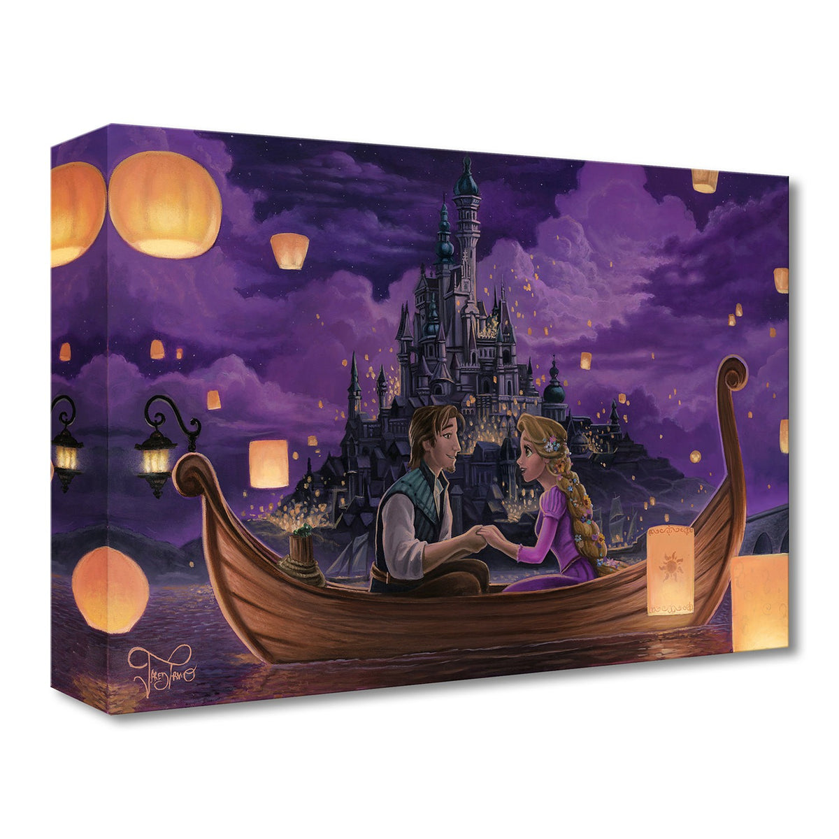 Festival of Lights Disney Rapunzel (Art Print)