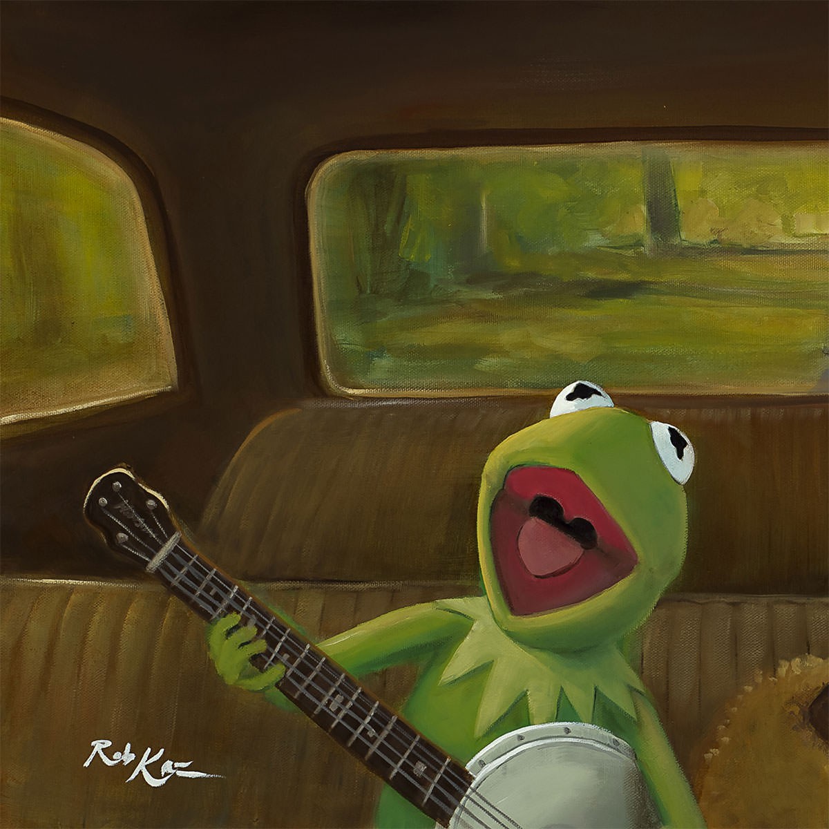 Movin' Right Along Disney (Art Print)