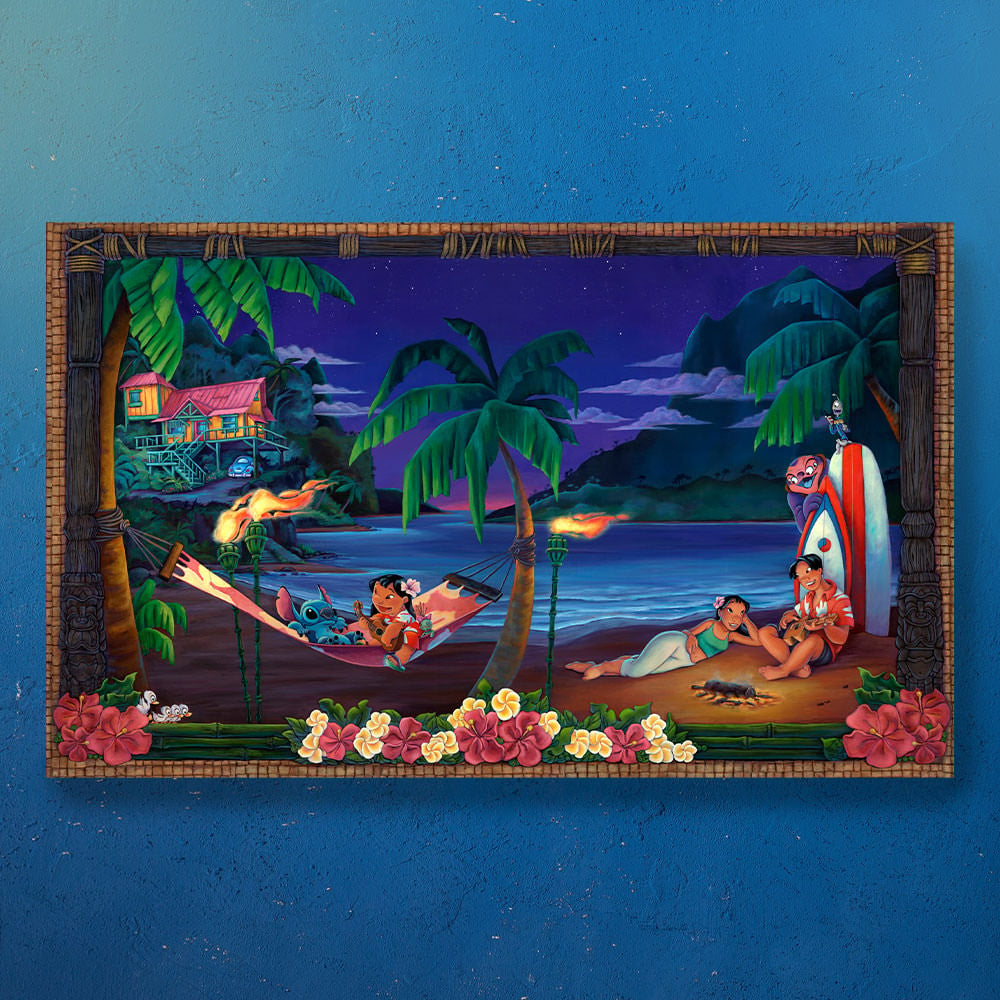 Music in the Air Disney Stitch Lilo (Art Print)