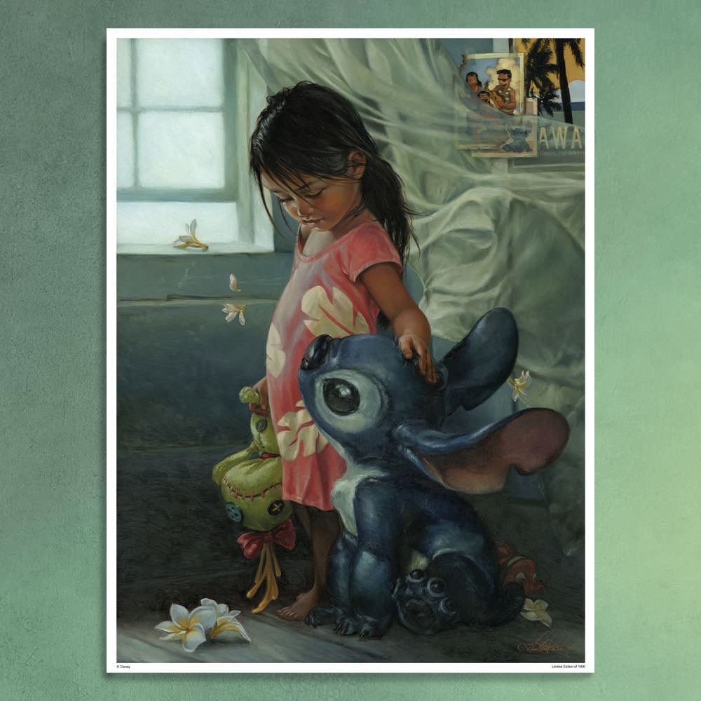 O'Hana Means Family Disney Stitch Lilo (Art Print)