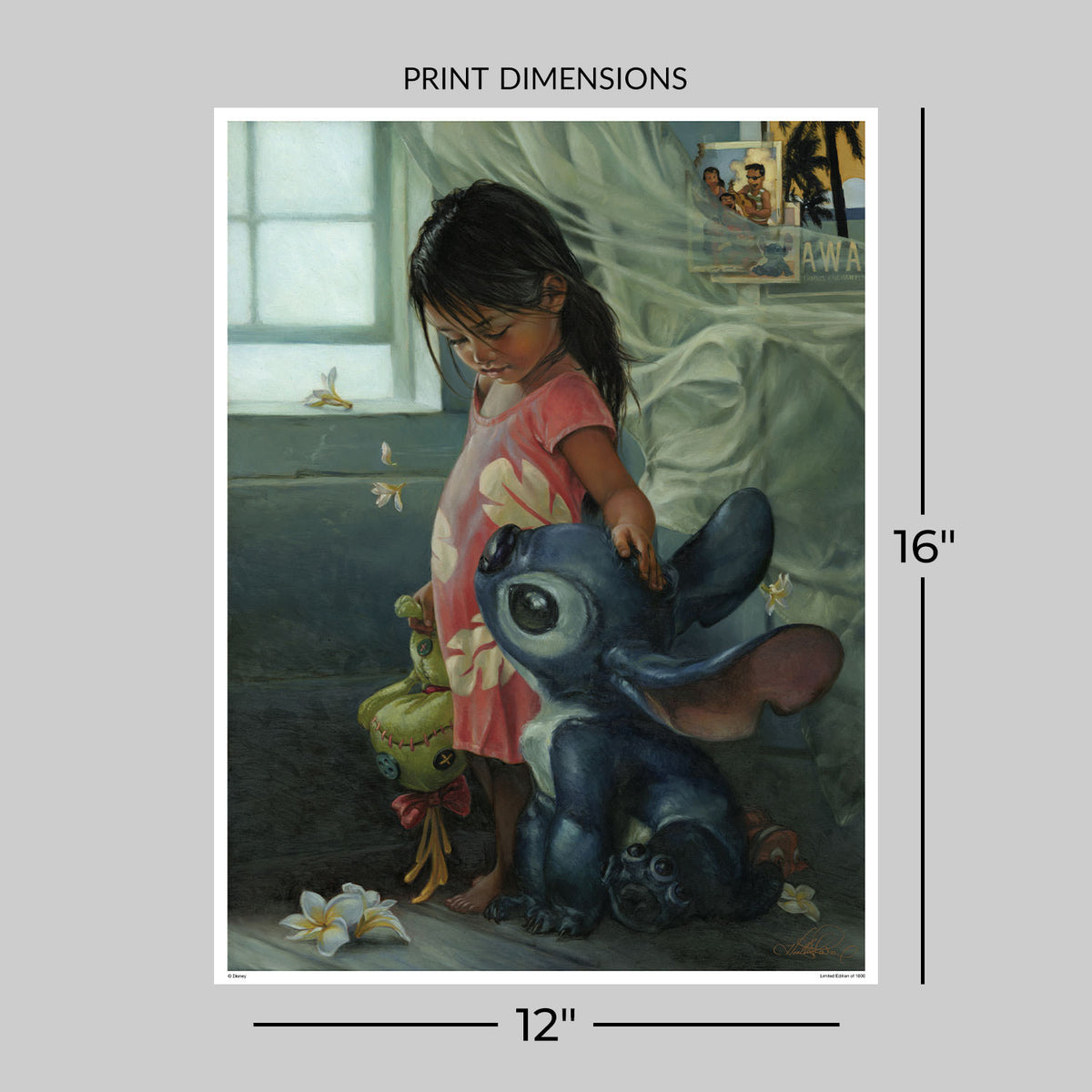 O'Hana Means Family Disney Stitch Lilo (Art Print)
