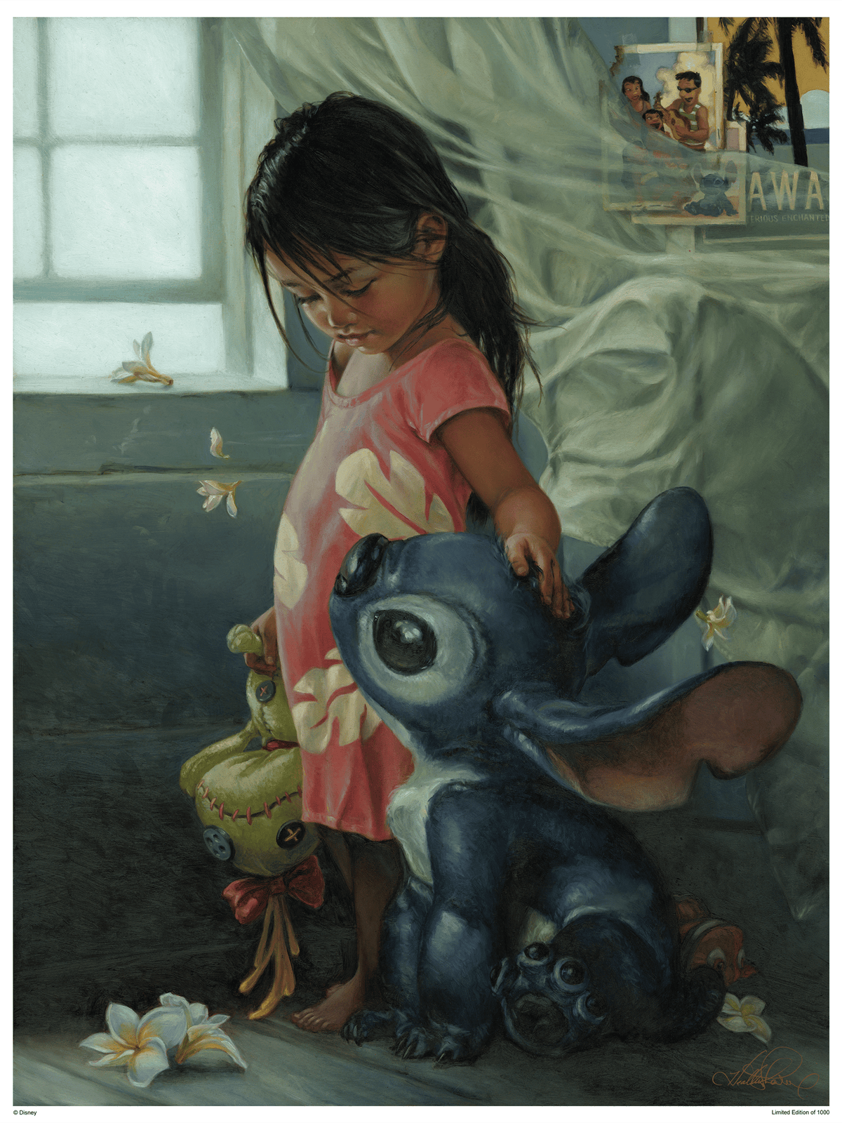 O'Hana Means Family Disney Stitch Lilo (Art Print)