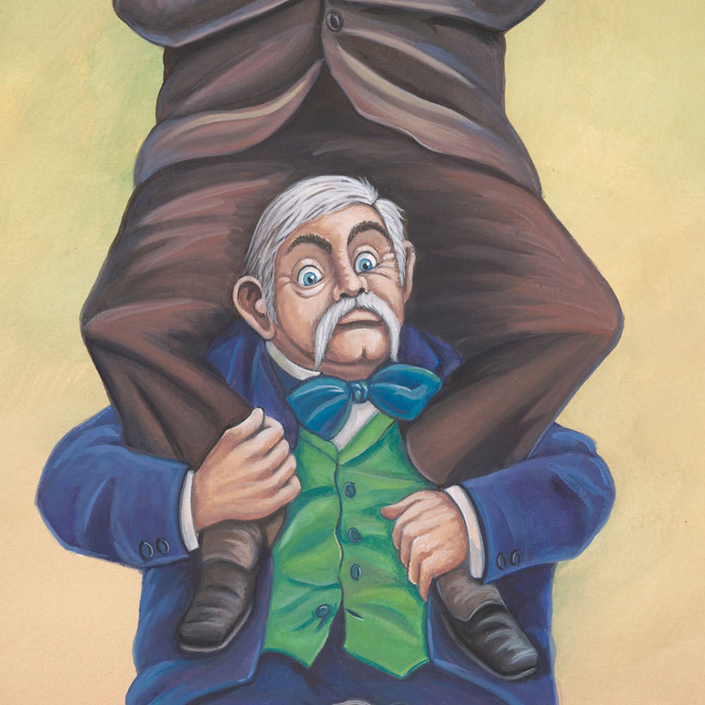 Stretching Portrait: The Quicksand Men Disney (Art Print)