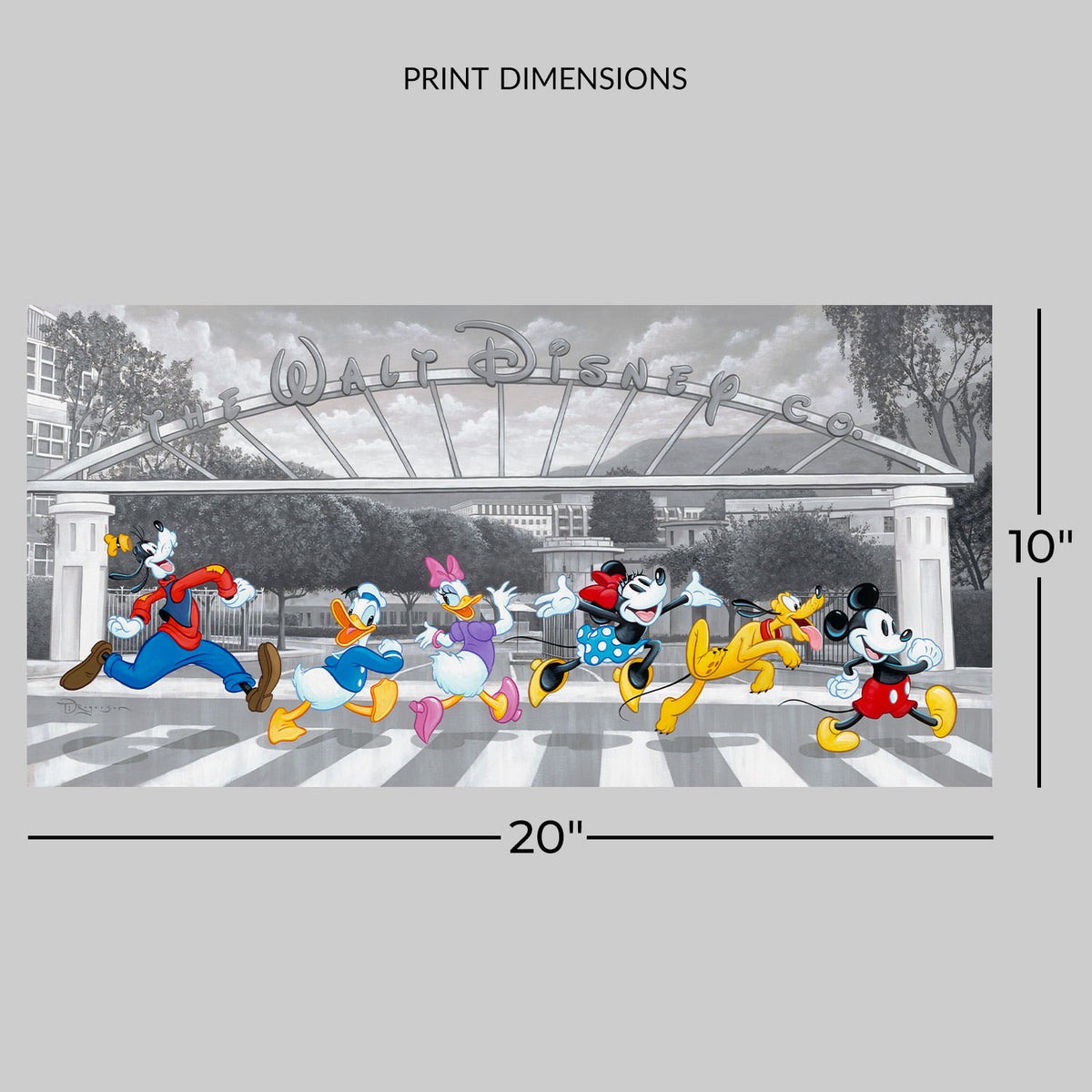 Studio Crossing Disney (Art Print)