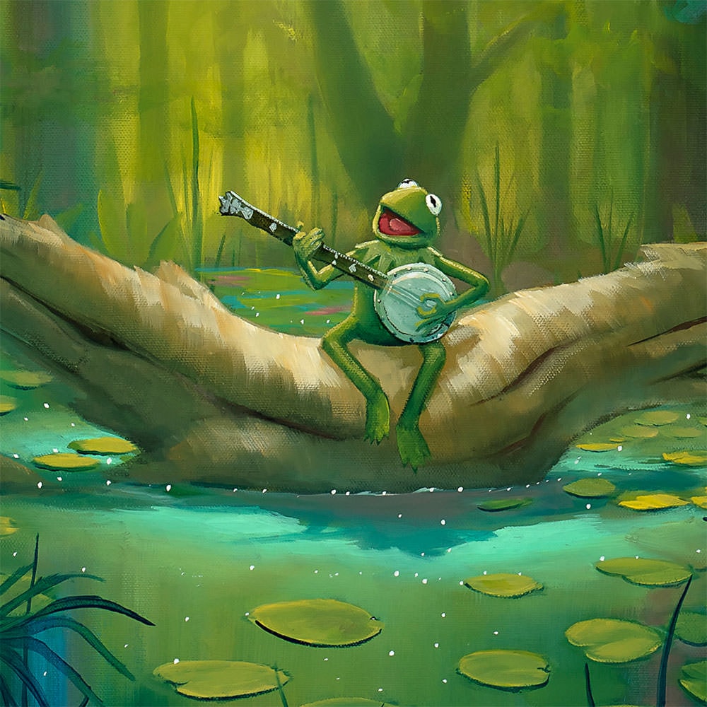 The Dreamers and Me (Signed & Numbered Edition) Disney Kermit the Frog (Art Print)