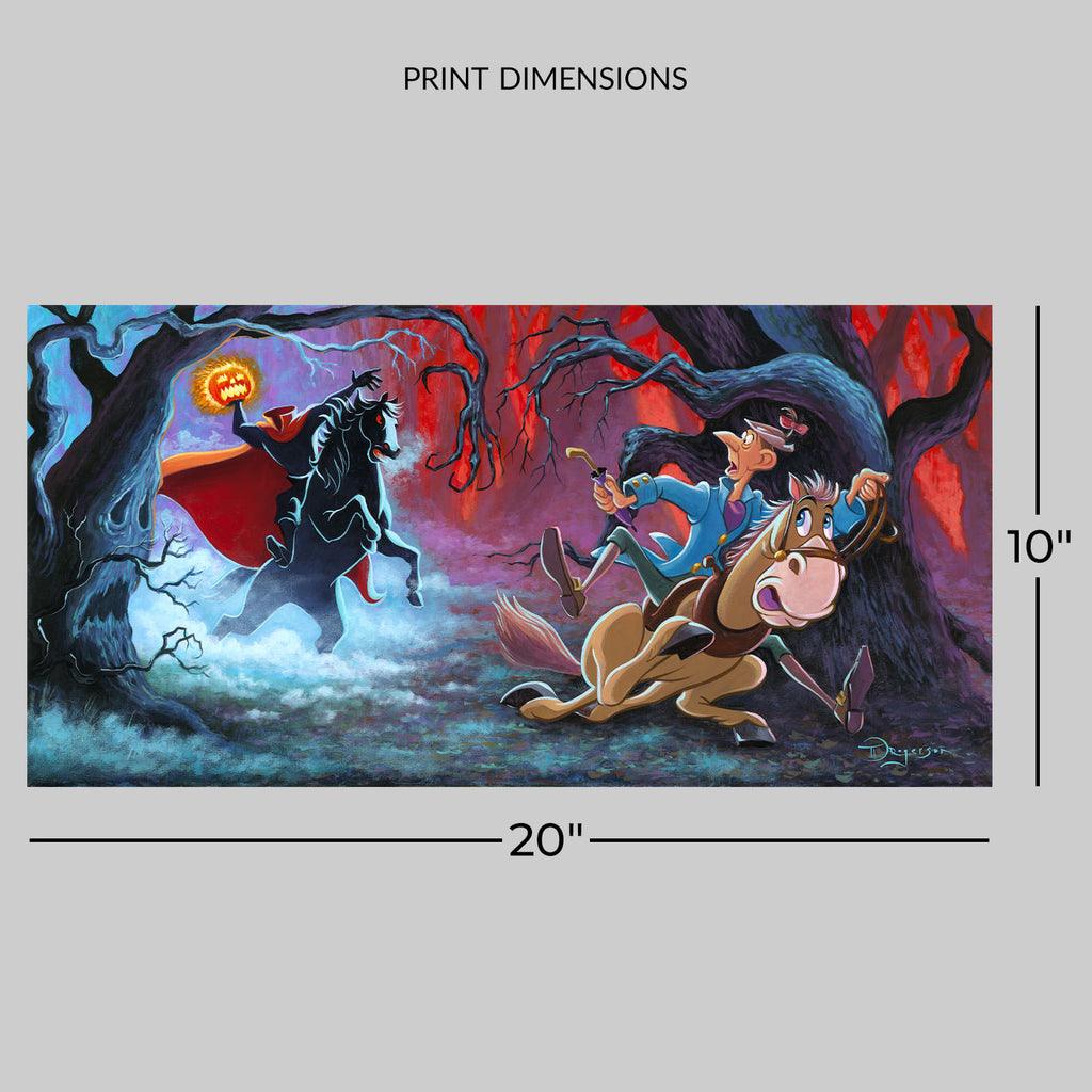 The Witching Hour Disney Ichabod Crane (Art Print)