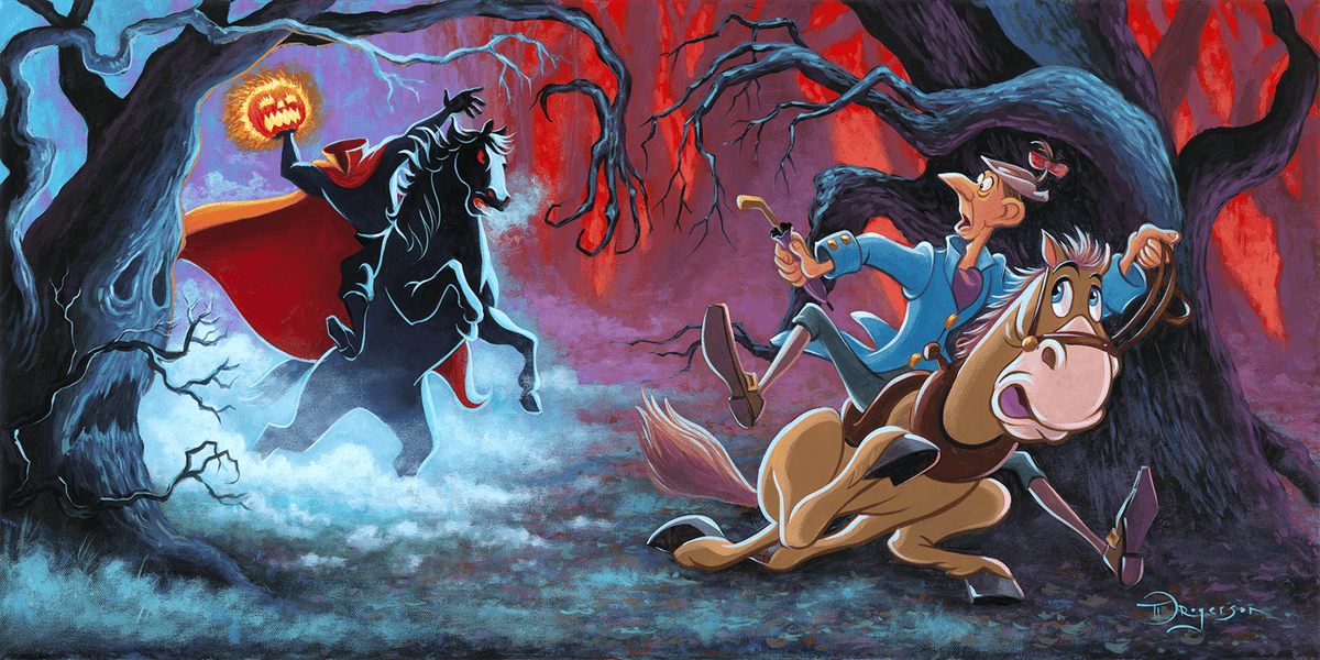 The Witching Hour Disney Ichabod Crane (Art Print)