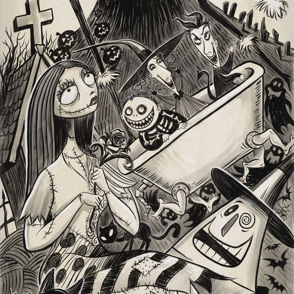 Twas the Nightmare Before Christmas Disney (Art Print)