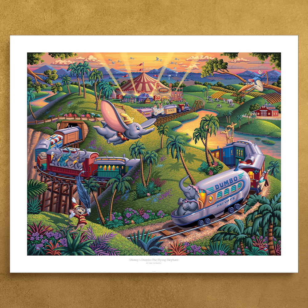 Disney’s Dumbo The Flying Elephant Disney & Pixar (Art Print)