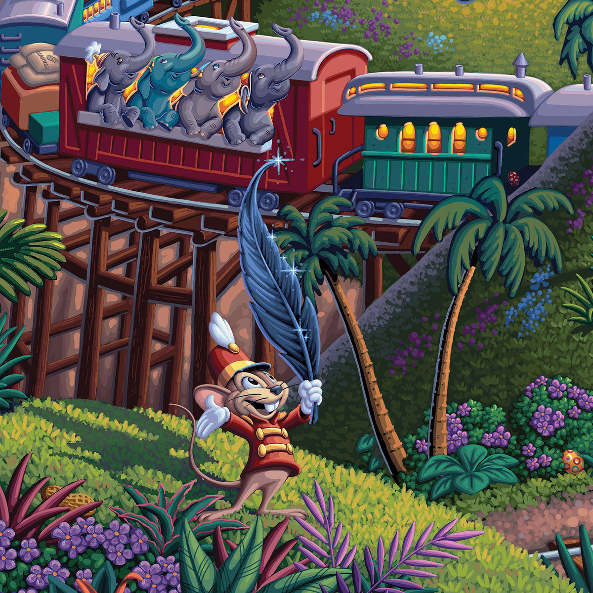 Disney’s Dumbo The Flying Elephant Disney & Pixar (Art Print)