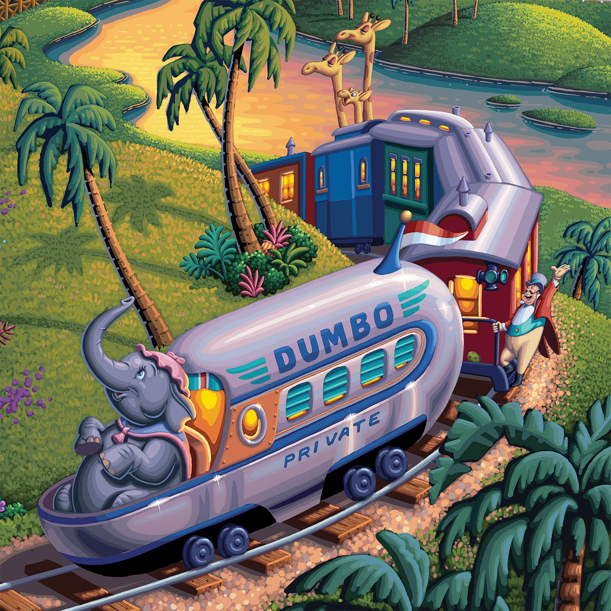 Disney’s Dumbo The Flying Elephant Disney & Pixar (Art Print)
