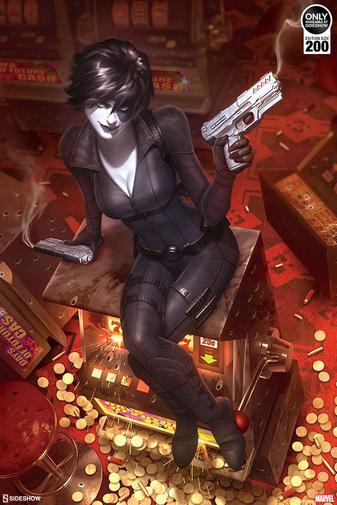 Domino Luck Be a Lady Marvel (Art Print)