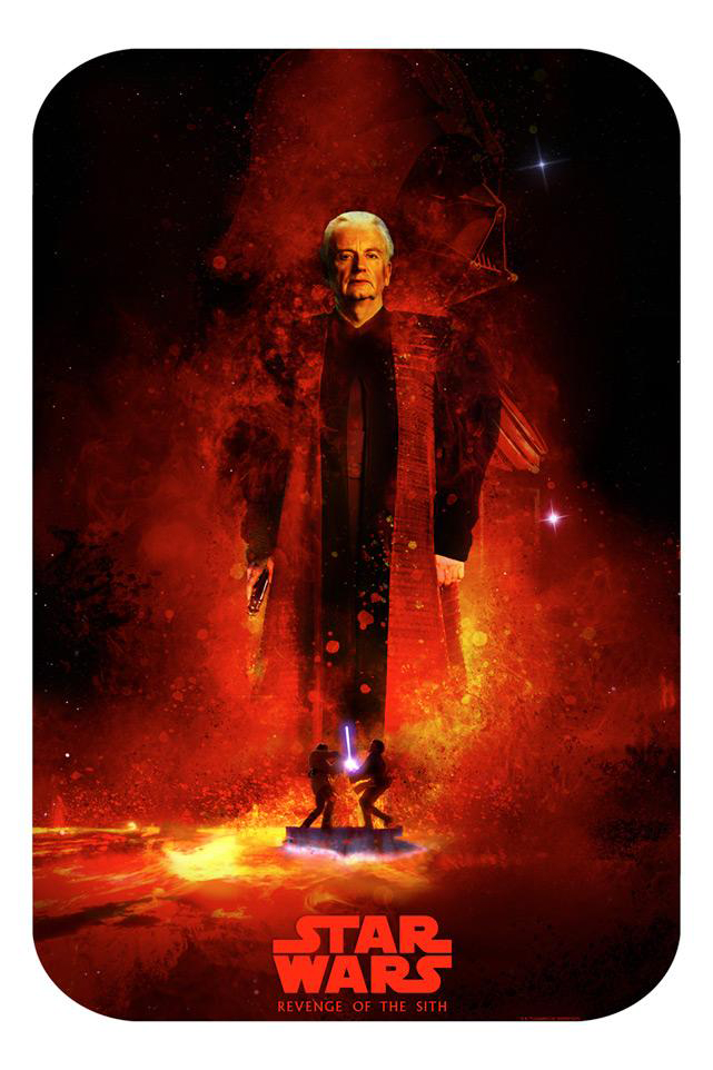 Downfall Star Wars Emperor Palpatine (Art Print)